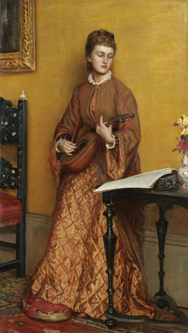 The Mandolin player by Valentine Cameron Prinsep