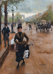 The Milliner on the Champs Elysées by Jean Béraud