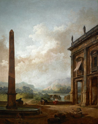 The Obelisk by Hubert Robert