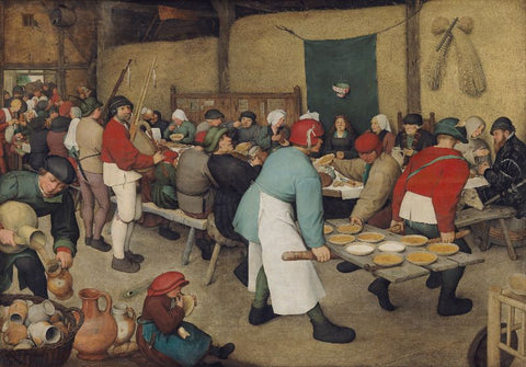 The Peasant Wedding by Pieter Bruegel