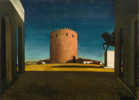 The Red Tower by Giorgio De Chirico