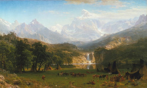 The Rocky Mountains by Albert Bierstadt