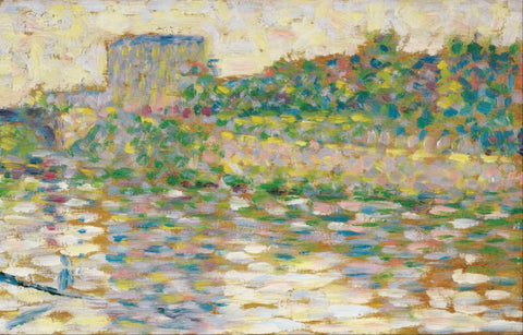 The Seine at Courbevoie by Georges Pierre Seurat