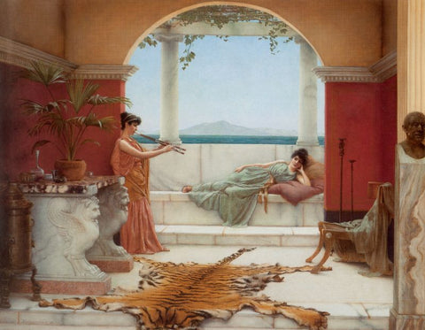 The Sweet Siesta of a Summer Day by John William Godward