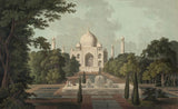 The Taje Mahel, Agra by William Daniell