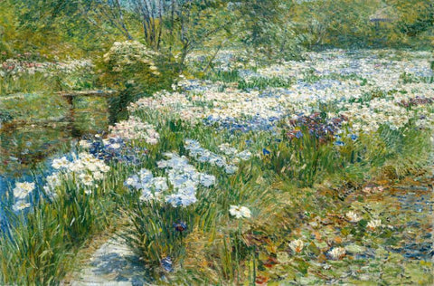 The Water Garden by Childe Hassam