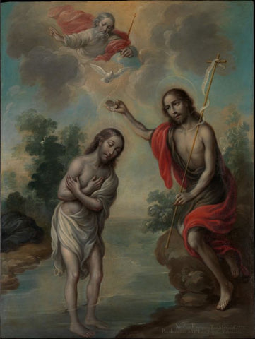 The Baptism of Christ by Nicolas Enriquez