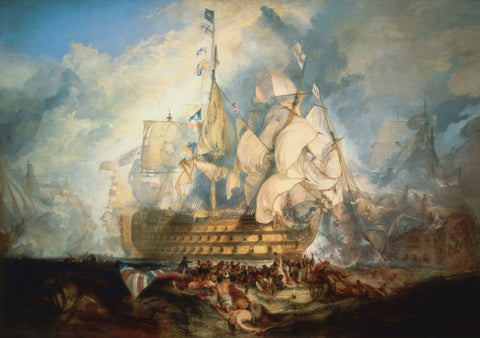 The Battle of Trafalgar by J. M. W. Turner