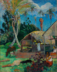 The Black Pigs by Paul Gauguin