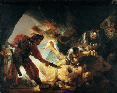 The Blinding of Samson by Rembrandt