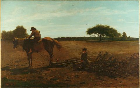 The Brush Harrow by Winslow Homer