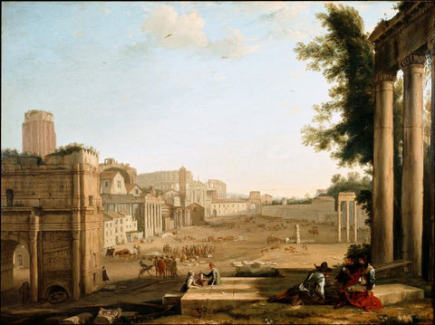 The Campo Vaccino, Rome by Claude Lorrain