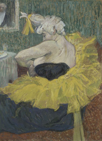 The Clown Cha-U-Kao by Henri de Toulouse-Lautrec