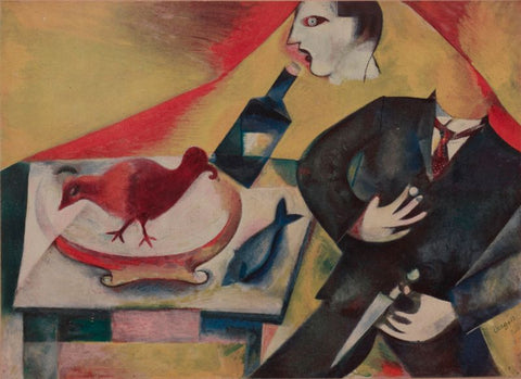 The Drunkard by Marc Chagall