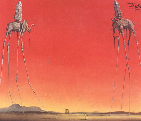 The Elephants by Salvador Dali