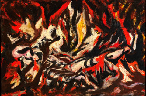 The Flame by Jackson Pollock