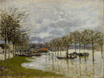 The Flood on the Road to Saint-Germain by Alfred Sisley