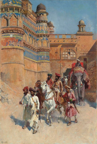 The Fort of Gwalior, Madhya Pradesh by Edwin Lord Weeks