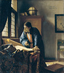 The Geographer by Johannes Vermeer