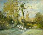The Goose Girl at Montfoucault by Camille Pissarro