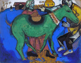 The Green Donkey by Marc Chagall