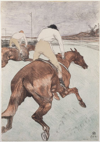 The Jockey by Henri de Toulouse-Lautrec