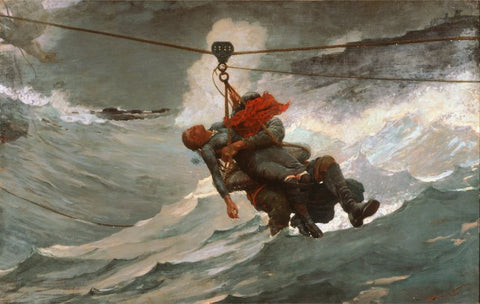 The Life Line by Winslow Homer