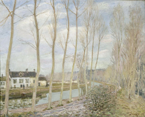 The Loing's Canal by Alfred Sisley