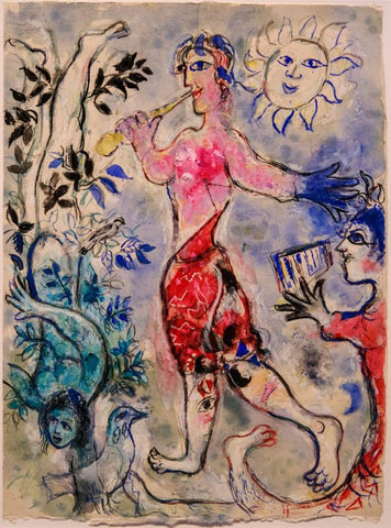 The Magic Flute by Marc Chagall