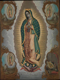 The Virgin of Guadalupe with the Four Apparitions by Nicolas Enriquez