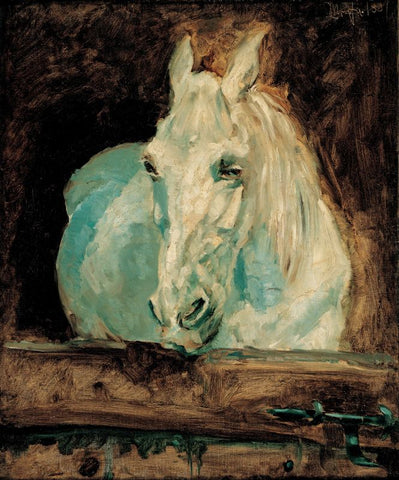 The White Horse Gazelle by Henri de Toulouse-Lautrec