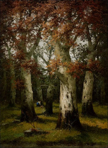 The brushwood collector by Adolf Kaufmann