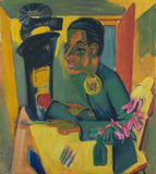 The painter - selfportrait by Ernst Ludwig Kirchner