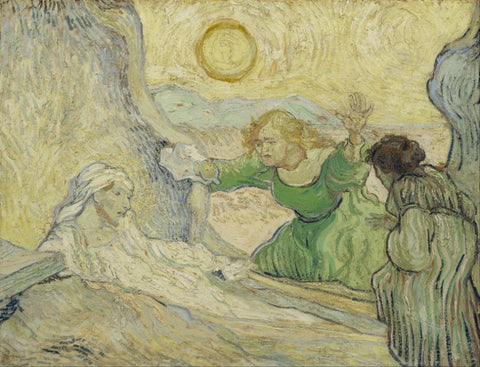 The raising of Lazarus by Vincent Van Gogh