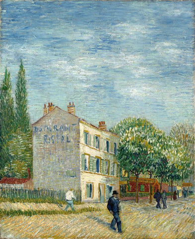 The restaurant Rispal in Asnières by Vincent Van Gogh