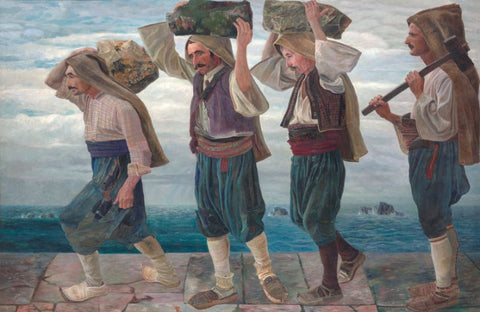 The stone bearers from Ragusa by Karl Mediz