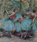 Three Dancers by Edgar Degas