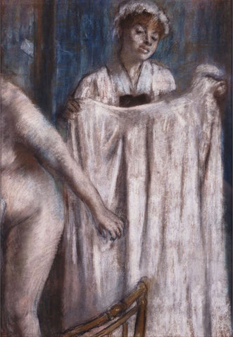 Toilette after the Bath by Edgar Degas