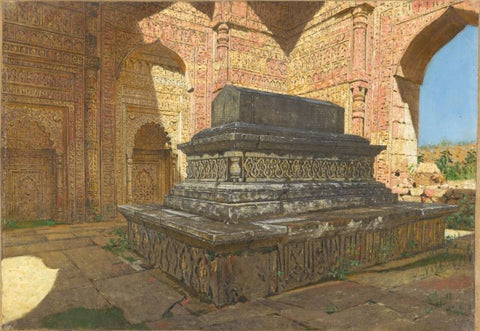 Tomb of Sultan Iltutmysh in old Delhi by Vasily Vereshchagin