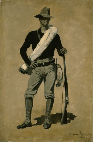 U. S. Soldier Spanish-American War by Frederic Remington