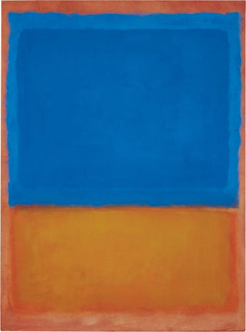 Untitled - Red, blue, orange by Mark Rothko