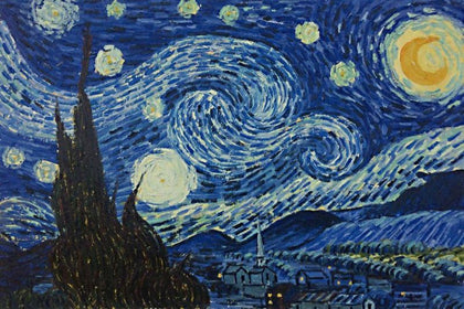 The Starry Night by Vincent Van Gogh