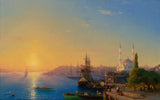 View of Constantinople and the Bosphorus by Hovhannes Aivazovsky