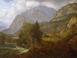 View of Fortundalen by Johan Christian Clausen Dahl