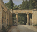 View of the Garden of the Villa Borghese in Rome by Christoffer Wilhelm Eckersberg