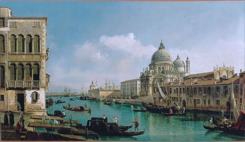 View of the Grand Canal by Bernardo Bellotto