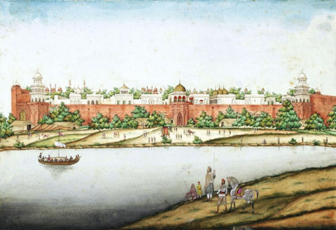 View of the Palace Buildings of the Shah Boorj by Ghulam Ali Khan