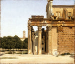 View of the Via Sacra, Rome by Christoffer Wilhelm Eckersberg