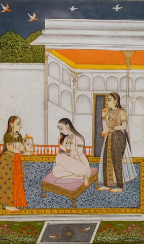 Indian Miniature - Vilaval Ragini of Hindol