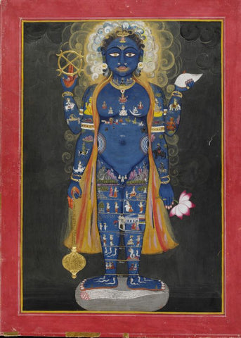 Indian Miniature - Vishnu Vishvarupa